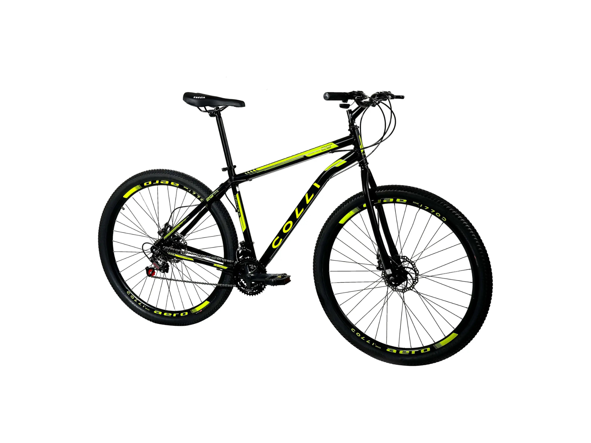 BICICLETA COLLI ARO 29 NANTES TM 18 F.DISCO 21V PRETO FOSCO