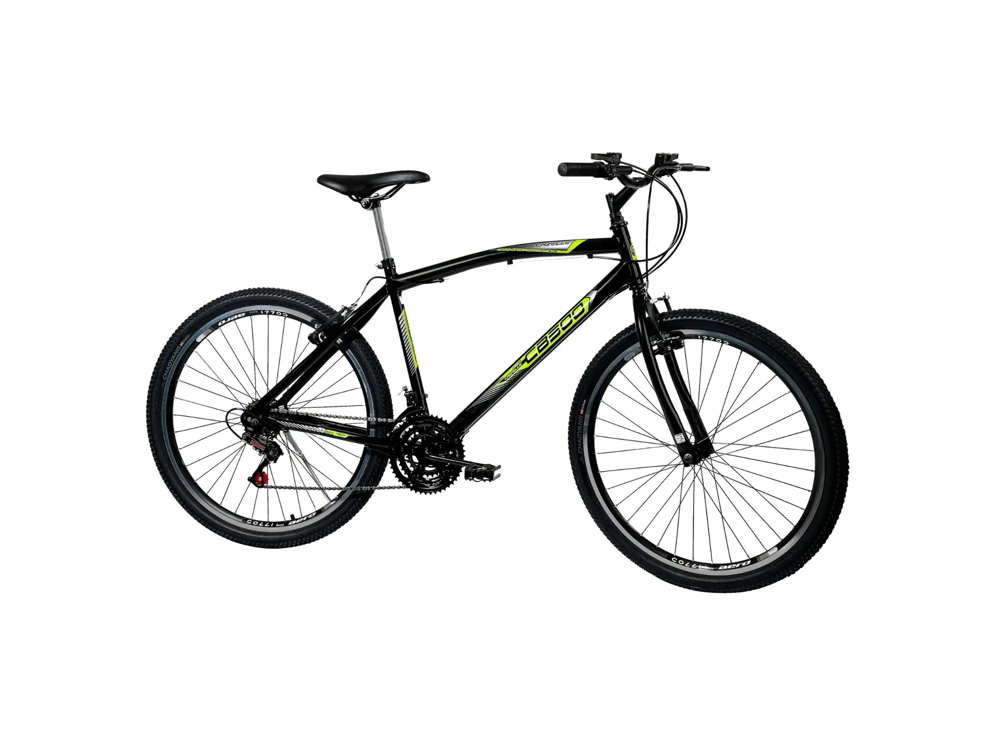 BICICLETA COLLI CB 500 A.26 COMUM NATURAL 18M MASC PRETO FOSCO
