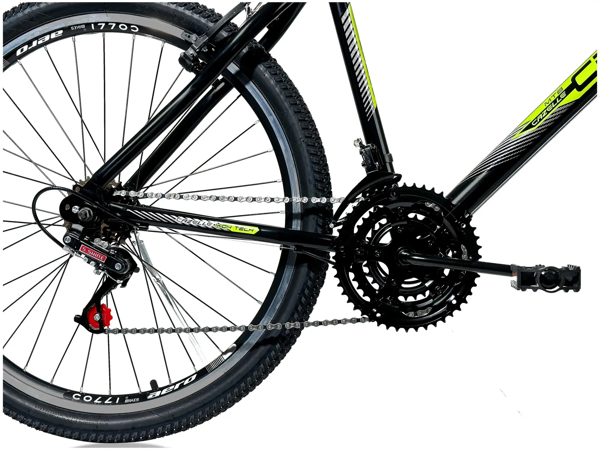 BICICLETA COLLI CB 500 A.26 COMUM NATURAL 18M MASC PRETO FOSCO